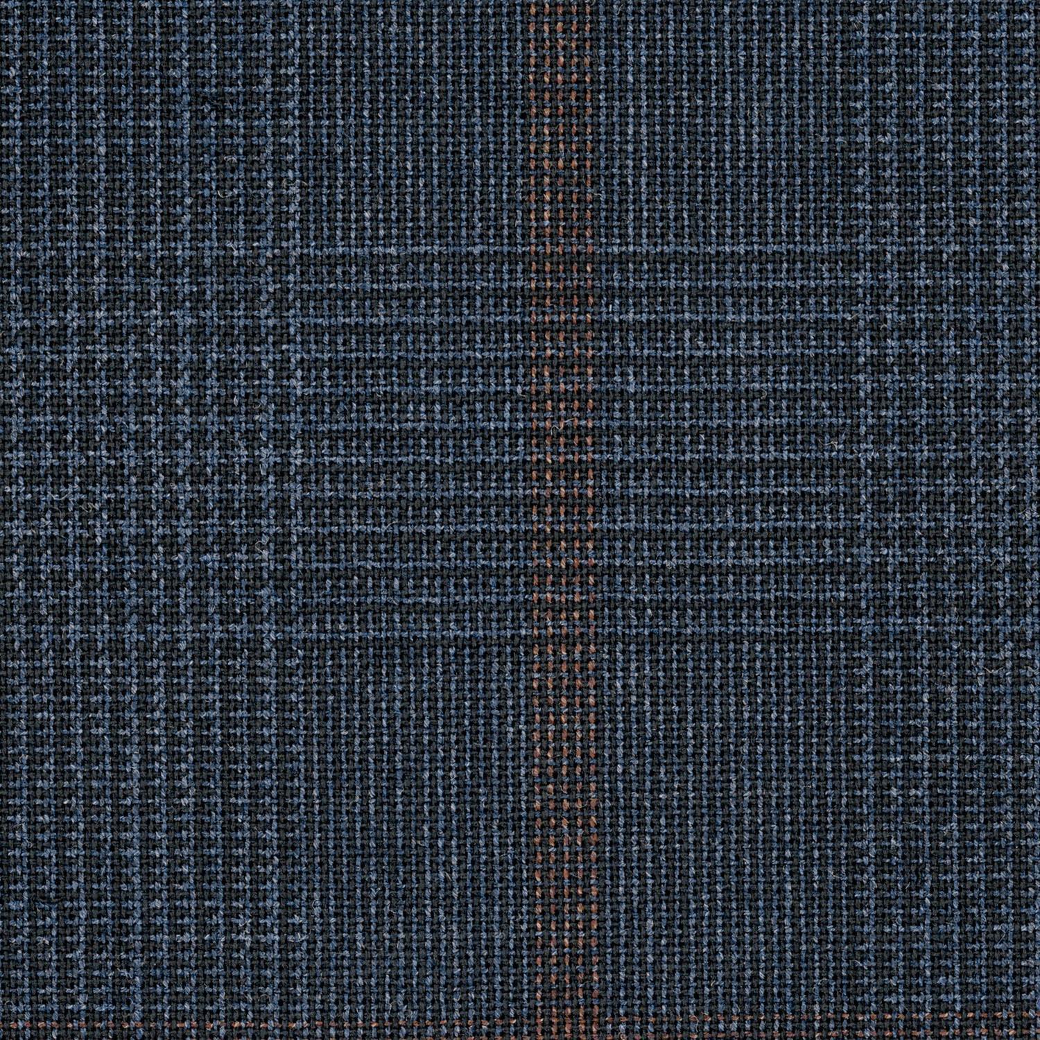 Drapers Ascot [256735] DARK BLUE, BROWN CHECKS (4 PLY)