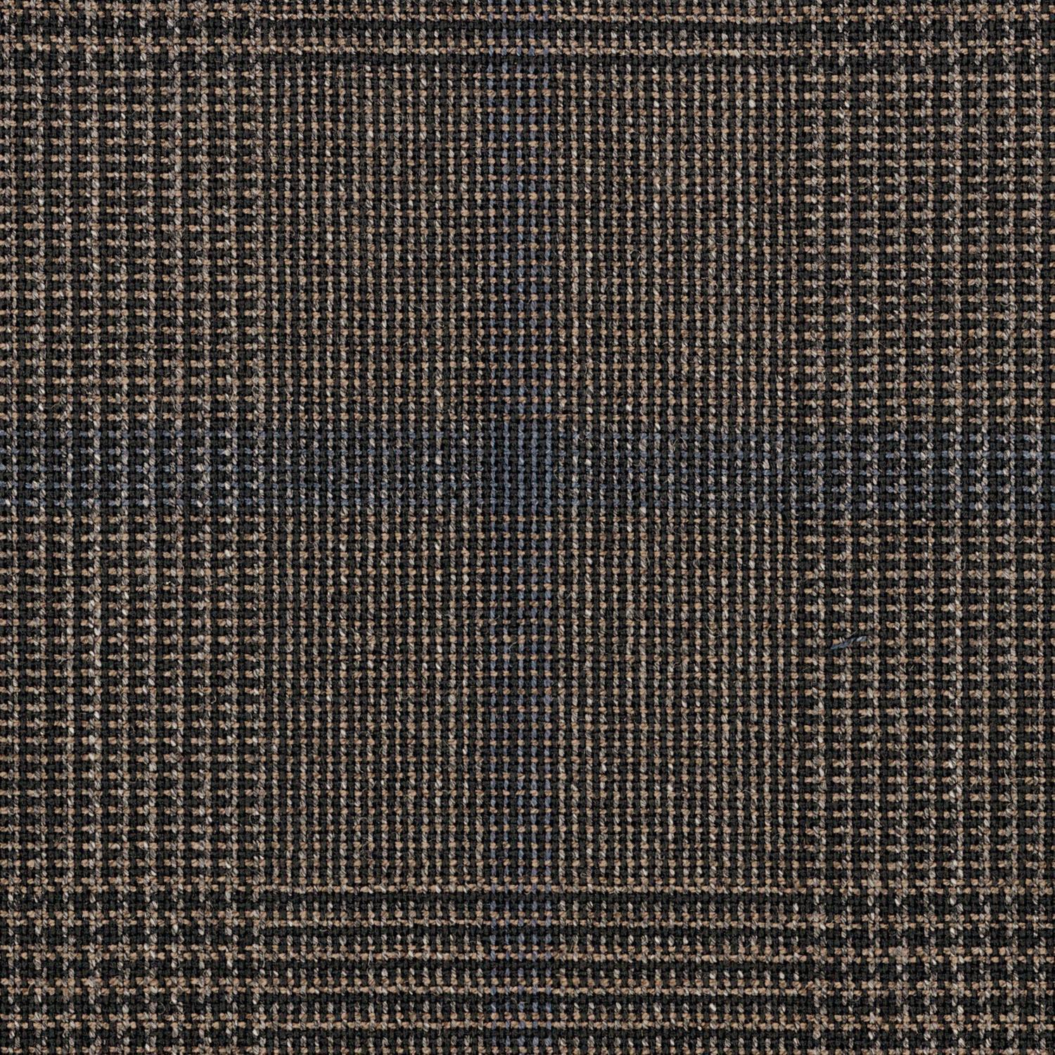 Drapers Ascot [256736] DARK BROWN, BLUE CHECKS (4 PLY)