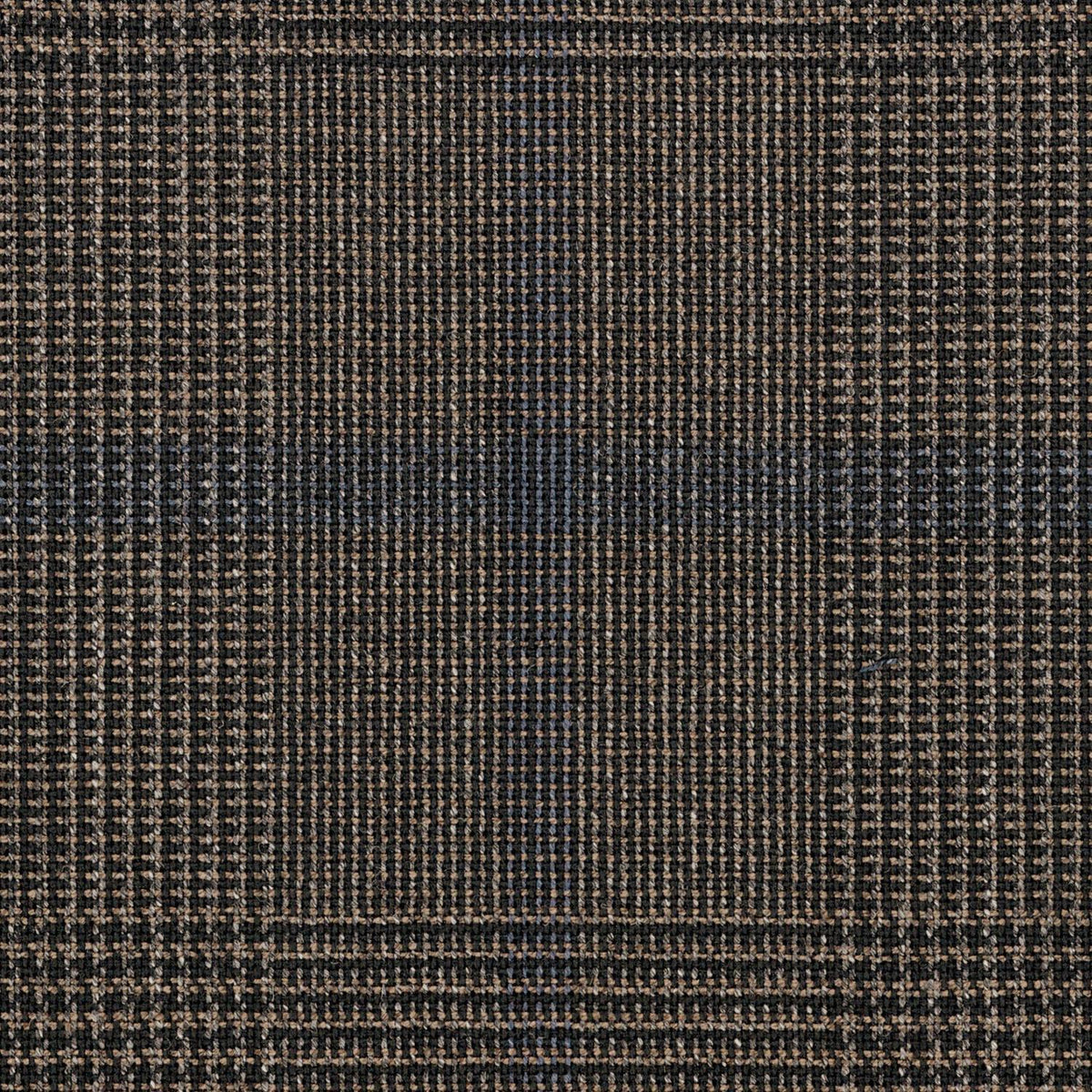 Drapers Ascot [256736] DARK BROWN, BLUE CHECKS (4 PLY)